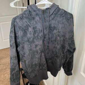 Grey old navy zip up